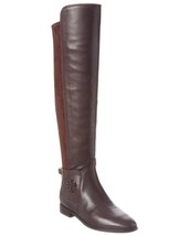Tory Burch Women’s Wyatt Burnt Chocolate/Brown Over The Knee Boots Size 7 NEW - £117.40 GBP