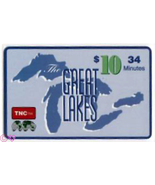 Phonecard Great Lakes TNC $10 34M Telefonkarte Telefonica - £3.92 GBP