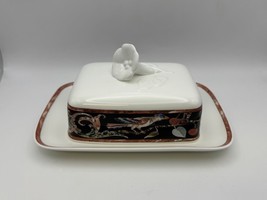 Villeroy &amp; Boch / Gallo Bone China INTARSIA Rectangular Covered Butter Dish - $5,626.41 MXN