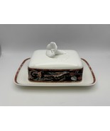 Villeroy &amp; Boch / Gallo Bone China INTARSIA Rectangular Covered Butter Dish - $299.99