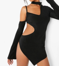 Blvck Cutout Mini Dress Sexy BlackPink Club Dutch Paris Designer Ami Von... - £3.90 GBP