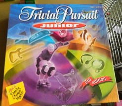 Trivial Pursuit Junior 5th Edition Board Game-Complete - £12.78 GBP
