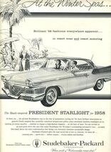 Studebaker President Starlight for 1958 Magazine Ad Studebaker Packard - $11.88