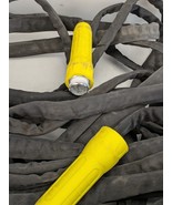 100 Feet Fiber Jacket Fabric Garden Hose, Metal Fittings Heavy Duty in B... - $56.43 CAD
