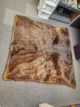 Vintage Edes Horse Hide Rug Genuine 60x62&quot; - £244.67 GBP