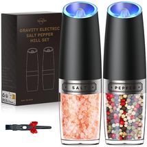 Gravity Electric Salt And Pepper Grinder Set Automatic Shakers Mill Grinder With - £96.85 GBP+