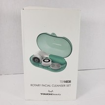 TouchBeauty TB-14838 Rotary Facial Cleanser Set with Case &amp; 3 Brushes - £10.27 GBP