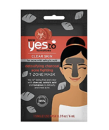 YES to Tomatoes Charcoal T-Zone Mask for Acne, Detoxifying Charcoal, Sin... - $4.69