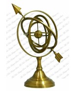 Antique Designed Brass Table Décor Armillary Globe Sphere functional arm... - £70.88 GBP