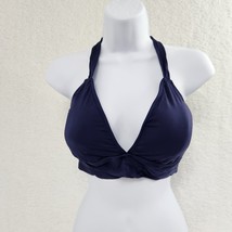 Bikini Top Only Swimsuit Bathing Suit Women&#39;s Boning Navy D / DD - £10.95 GBP