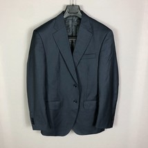 Peter Millar Navy Notch Lapel Wool Suit Jacket Size 40R - £63.80 GBP
