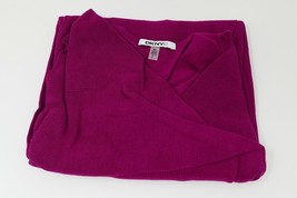 DKNYC Cotton Knit Draped Open Front Cardigan Sweater Size M/L ~Flash - £18.73 GBP