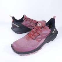 Salomon Outpulse GTX Trail Running Shoes Black Poppy Red Women&#39;s Size 9.5 - £34.15 GBP