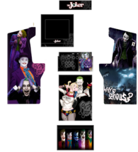 Arcade1up Legacy,Arcade 1up Joker Purple arcade design Artwork Vinyl Graphics - £52.93 GBP+
