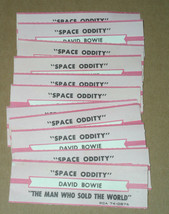 David Bowie Space Oddity Juke Box Strips Lot Of 11 45 Rpm Phonograph Rec... - $14.99