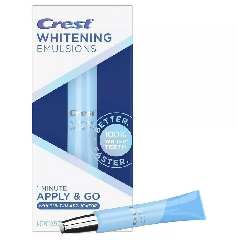 Crest Whitening Emulsions On-the-Go Leave-on Teeth Whitening with Built-In Appli - £46.08 GBP