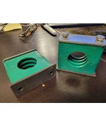 (2pcs) AEGI  1-1/4&quot; Green Heavy Duty Tube Vibration Support Clamps  Sale... - €16,45 EUR