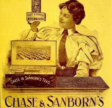 Chase &amp; Sanborn Package Teas 1897 Advertisement Victorian Beverage DWHH11 - $19.99