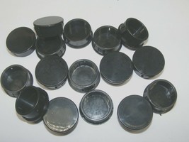 x15 Heyco Black Plastic Nylon 2710 G1000 Glossy 1&quot; Hole Cap Plug Dome Cover Usa - £7.91 GBP
