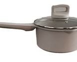 CAROTE ~ 1.5 Qt Saucepan w/Lid ~ TAUPE Granite ~ Nonstick ~ All Stovetops - £26.16 GBP