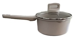 CAROTE ~ 1.5 Qt Saucepan w/Lid ~ TAUPE Granite ~ Nonstick ~ All Stovetops - £26.16 GBP