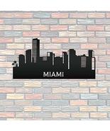 Boyce22Par Miami Skyline Indoor Outdoor Last Name Welcome Front Porch Me... - £54.22 GBP