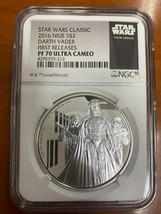 2016 Nieu S$2 Star Wars Classic Darth Vader NGC PF70 Ultra Cameo First Releases - £139.80 GBP