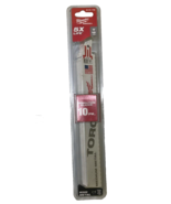 Milwaukee 10 Pack 9 Inch Medium Metal Reciprocating Saw Blades Model 48-... - $29.52 CAD