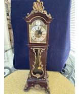 Vintage German SCHMID 8 day windup granfdather clock with pendulum swing 1960 - $48.51