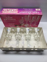 Lady Victoria Fine Crystal Stemware Large Water Goblets, Chantelle Set of 4 - $22.49