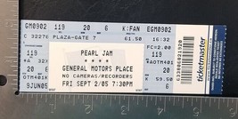 PEARL JAM / EDDIE VEDDER - SEPTEMBER 02, 2005 UNUSED WHOLE CONCERT TICKET - $15.00