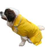 Extra Large Dog Yellow Rain Rover Raincoat With Half Hood Xl- Waterproof... - $45.99