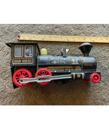  Vintage Modern Toys Tin Litho Battery Powered Train Toy Iron Horse - £45.79 GBP
