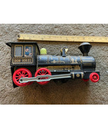  Vintage Modern Toys Tin Litho Battery Powered Train Toy Iron Horse - $58.41