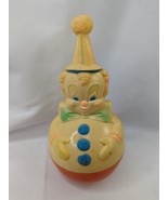 Sanitoy Clown Chime Ball Toy Roly Poly 1977 - $25.95