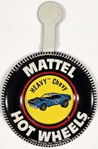 Vintage 1969 Mattel Hot Wheels Redline Heavy Chevy Collector Metal Button - £11.20 GBP