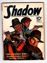 The Shadow Rare Pulp Magazine Feb 1 1940- Getaway Ring Street & Smith - £189.69 GBP