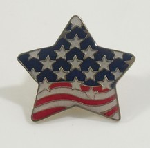 American Flag Stars and Stripes Star Vintage Lapel Pin - $5.93