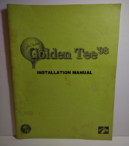 Golden Tee &#39;98 Video Arcade Game Manual Incredible Tech Original Installation - £12.41 GBP