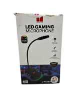 Monster LED Gaming Microphone USB Flexible Gooseneck Desktop Mic For PC ... - $314.13 MXN