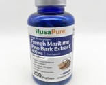 NusaPure French Maritime Pine Bark Extract 400mg Veggie Caps 200-Day Exp... - $59.99