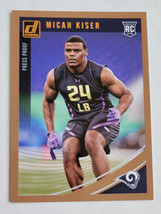 2018 Panini - Donruss - Press Proof Bronze Micah Kiser (RC) Card #394  NM Cond - £4.69 GBP