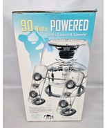 Virtual Reality Sound Labs VR3 Retro Clear Y2K Sound System Speakers &amp; S... - $395.95