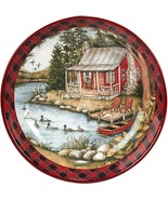 Lake Retreat 37220 Ceramic Pasta Serving Bowl 120 oz Susan Winget - $67.89 CAD