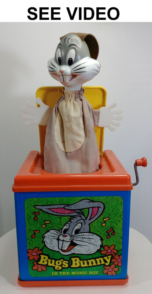 1978 With Ears Mattel Bugs Bunny In The Music Box Warner Bros. Inc. - Works - £33.73 GBP