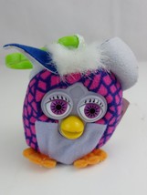 2000 McDonalds Furby Toy Pink And Purple Plush Clip Keychain - £3.84 GBP