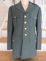 vintage Vietnam ARMY dress jacket coat pants uniform buttons 1960&#39;s 4th - $56.09