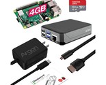 Argon Neo Case With Raspberry Pi 4 (4 Gig) Kit | 64 Gig Sd Card | Micro ... - $190.99