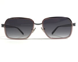 Morgenthal Frederics Sunglasses 3105 ELLE Blue Pink Square Frames w Purple Lens - £55.88 GBP