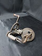 Antique 1856 Lockey &amp; Howland Cast Iron Apple Peeler Embossed Makers Mar... - $49.99